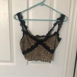SHEIN printed crop top